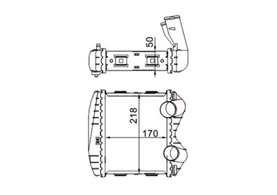 Charge Air Cooler MAHLE CI 46 000S