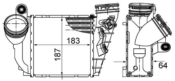 MAHLE CI 485 000S Charge Air Cooler