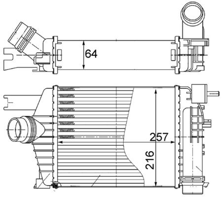 MAHLE CI 498 000S Charge Air Cooler