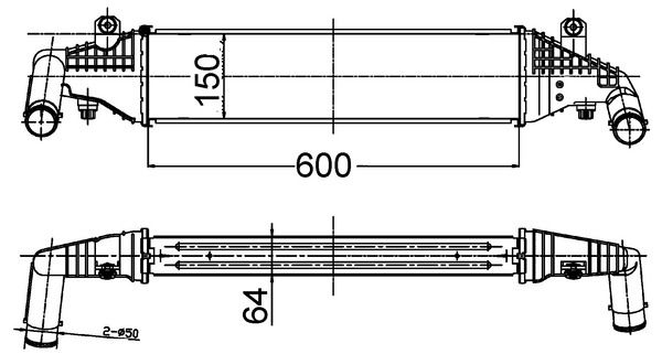 MAHLE CI 504 000S Charge Air Cooler