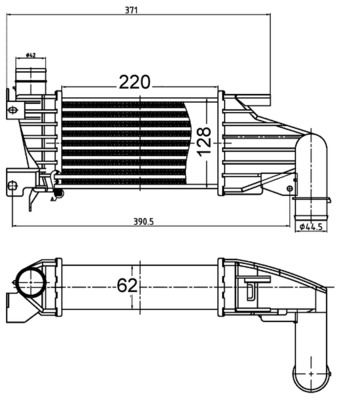 Charge Air Cooler MAHLE CI 514 000S