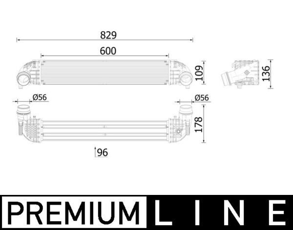 MAHLE CI 615 000P Charge Air Cooler