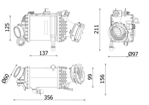 MAHLE CI 659 000P Charge Air Cooler