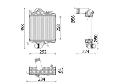 Charge Air Cooler MAHLE CI 672 000P