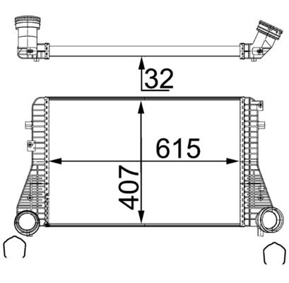 MAHLE CI 83 000S Charge Air Cooler