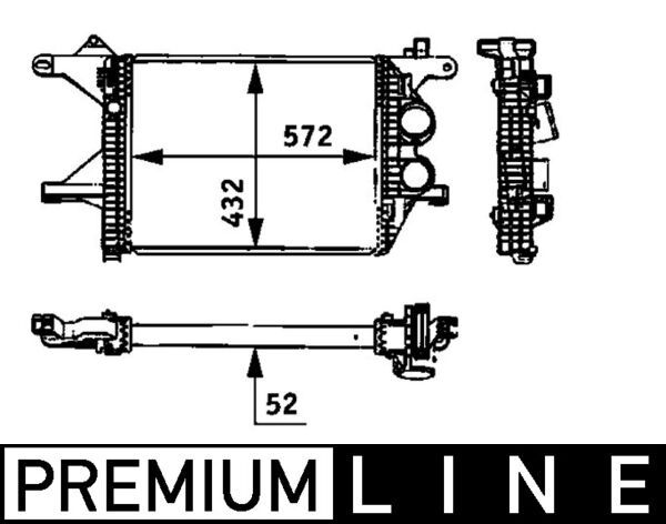 MAHLE CI 94 000P Charge Air Cooler