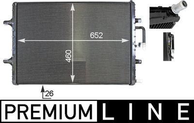 Low Temperature Cooler, charge air cooler MAHLE CIR 2 000P