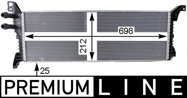 MAHLE CIR 9 000P Low Temperature Cooler, charge air cooler