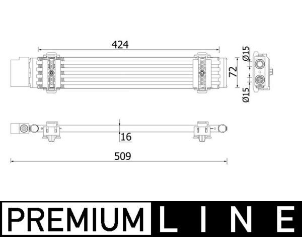 MAHLE CLC 96 000P Oil Cooler, automatic transmission