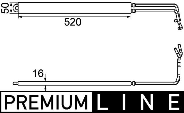 MAHLE CLC 103 000P Oil Cooler, steering