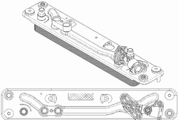 MAHLE CLC 182 000P Oil Cooler, automatic transmission