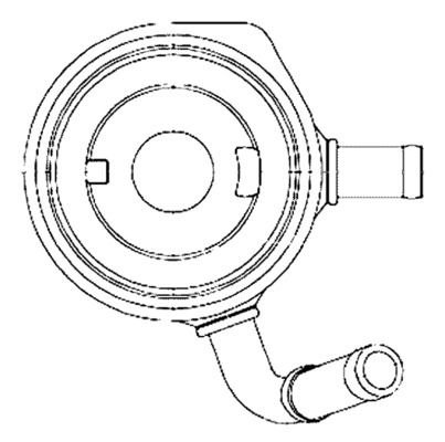 MAHLE CLC 195 000S Oil Cooler, engine oil