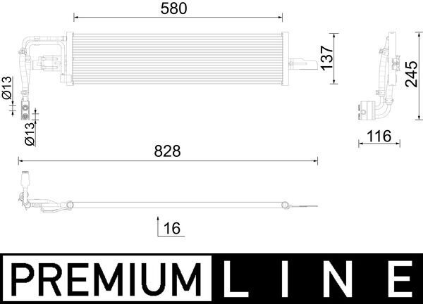 MAHLE CLC 290 000P Oil Cooler, automatic transmission