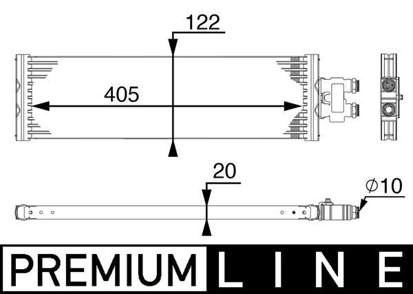 MAHLE CLC 64 000P Oil Cooler, automatic transmission