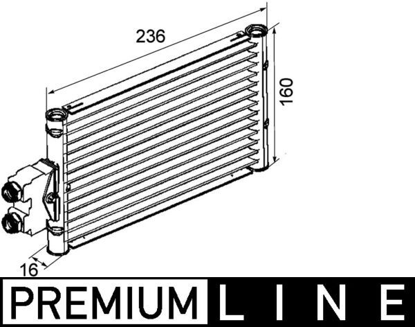 MAHLE CLC 74 000P Oil Cooler, automatic transmission