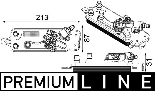 MAHLE CLC 90 000P Oil Cooler, automatic transmission