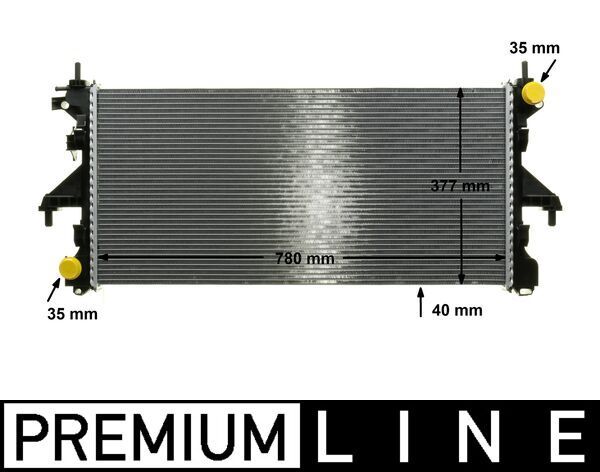 MAHLE CR 1069 000P Radiator, engine cooling