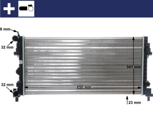 MAHLE CR 1096 000S Radiator, engine cooling
