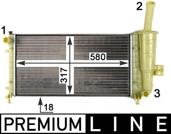 MAHLE CR 1108 000P Radiator, engine cooling