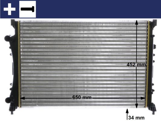 MAHLE CR 1110 000S Radiator, engine cooling