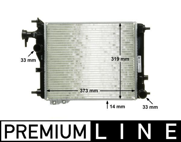 MAHLE CR 1115 000P Radiator, engine cooling