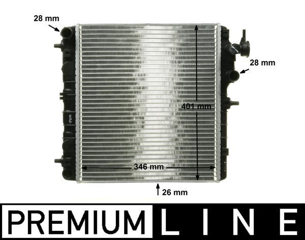 MAHLE CR 1116 000P Radiator, engine cooling