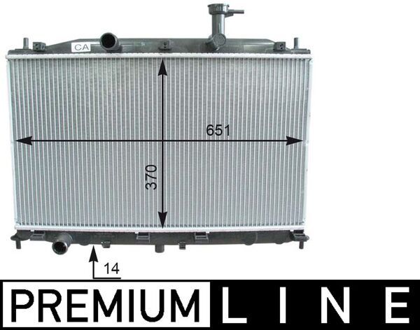 MAHLE CR 1119 000P Radiator, engine cooling