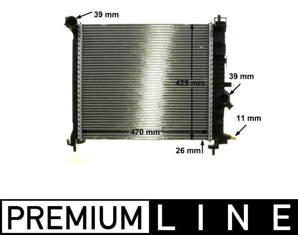 MAHLE CR 1189 000P Radiator, engine cooling