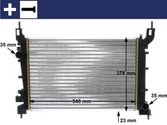 MAHLE CR 1193 000S Radiator, engine cooling