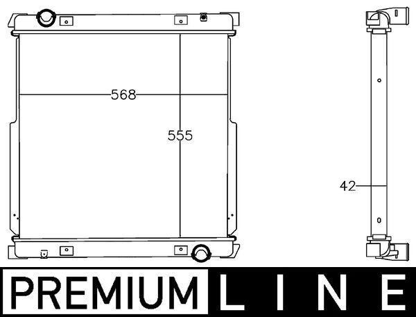 MAHLE CR 1216 000P Radiator, engine cooling