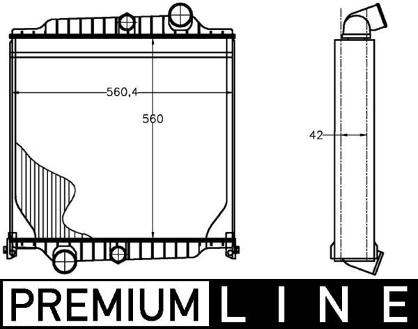 MAHLE CR 1223 000P Radiator, engine cooling
