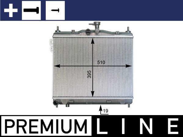 MAHLE CR 1277 000P Radiator, engine cooling