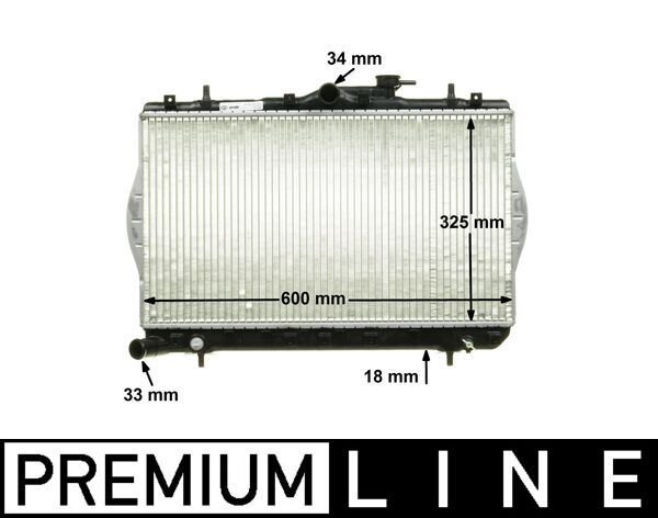 MAHLE CR 1280 000P Radiator, engine cooling