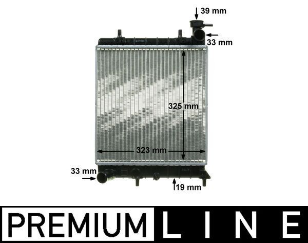 MAHLE CR 1281 000P Radiator, engine cooling
