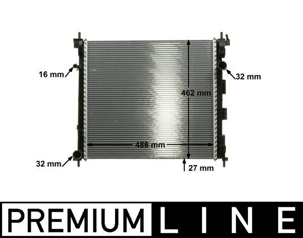 MAHLE CR 1288 000P Radiator, engine cooling