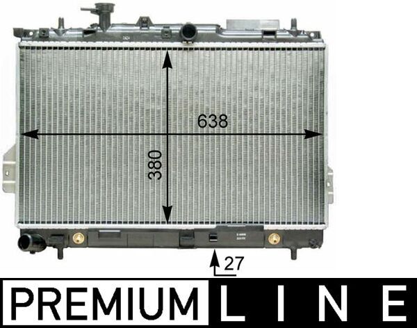 MAHLE CR 1293 000P Radiator, engine cooling