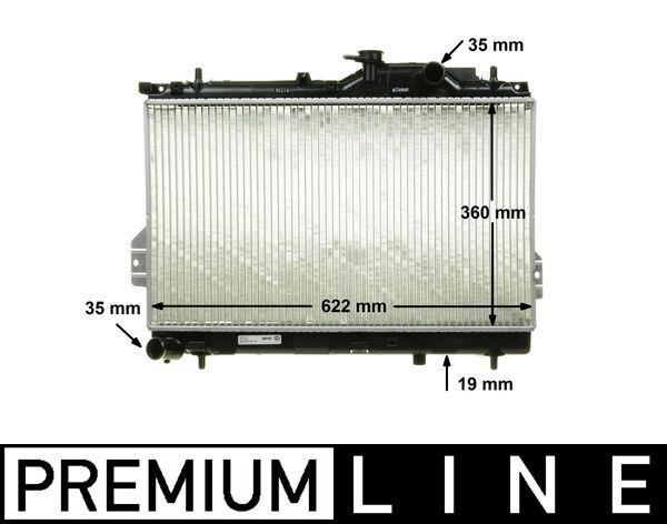 MAHLE CR 1294 000P Radiator, engine cooling