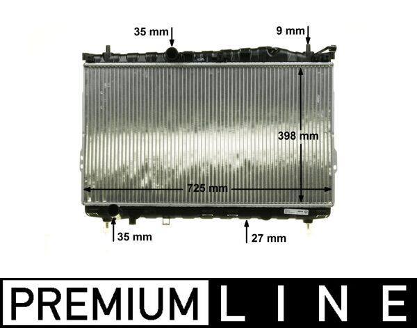 MAHLE CR 1295 000P Radiator, engine cooling