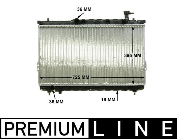 MAHLE CR 1297 000P Radiator, engine cooling