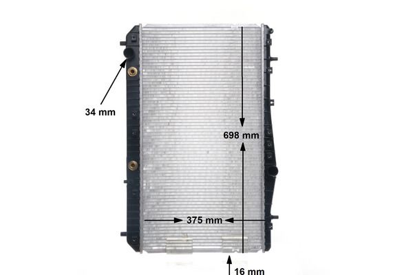 MAHLE CR 1308 000S Radiator, engine cooling