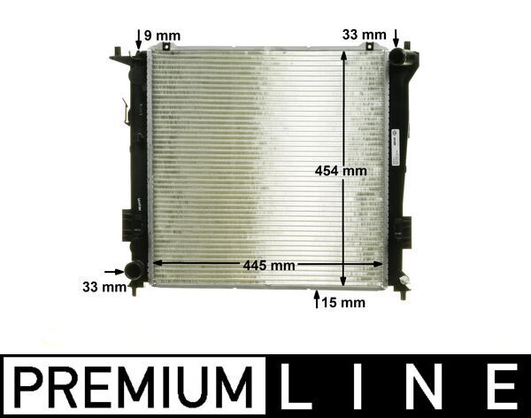 MAHLE CR 1320 000P Radiator, engine cooling