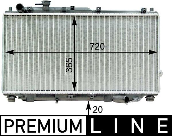 MAHLE CR 1322 000P Radiator, engine cooling