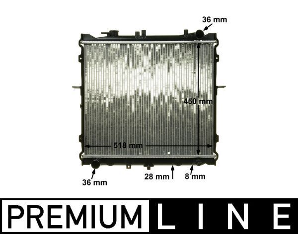 MAHLE CR 1325 000P Radiator, engine cooling