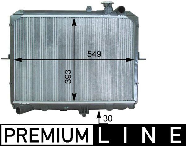 MAHLE CR 1332 000P Radiator, engine cooling