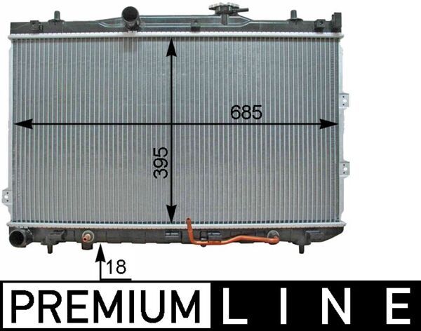 MAHLE CR 1336 000P Radiator, engine cooling