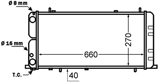 MAHLE CR 140 000S Radiator, engine cooling