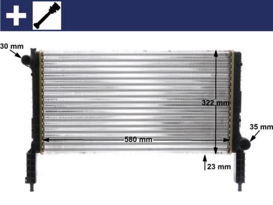 MAHLE CR 1446 000S Radiator, engine cooling