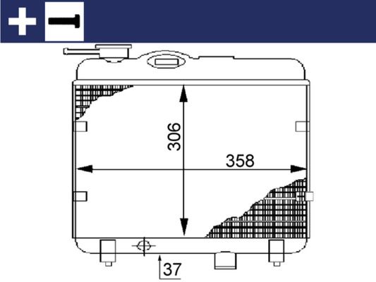 MAHLE CR 145 000S Radiator, engine cooling