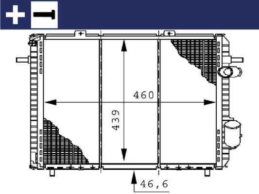 MAHLE CR 148 000S Radiator, engine cooling