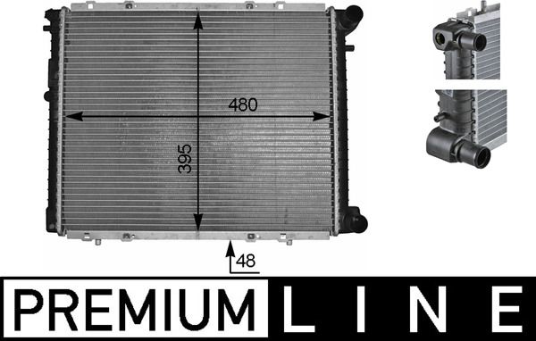 MAHLE CR 152 000P Radiator, engine cooling